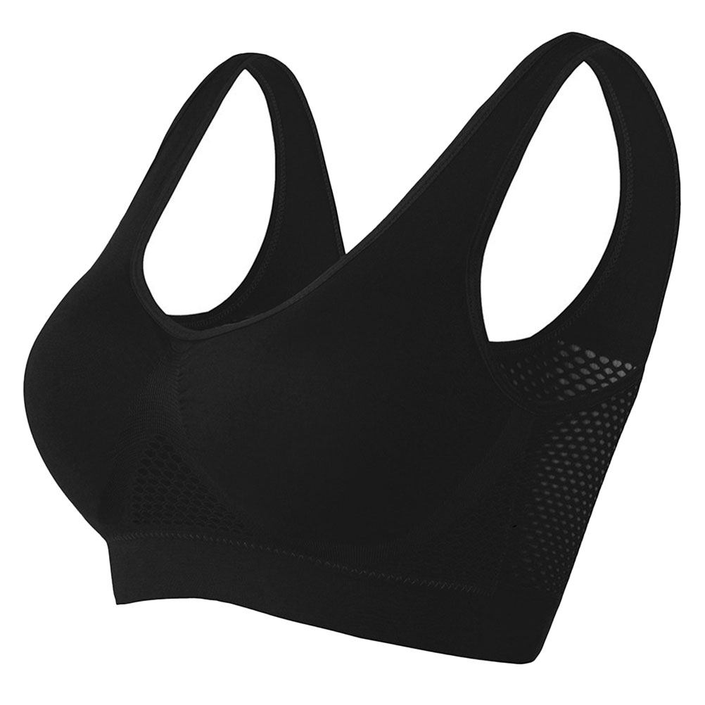 Wirefree Bra Comfort - 女性用、ワイヤーなしスポーツブラ。通気性に優れ、スリムフィットで、ヨガ、ランニング、フィットネス、ワークアウトに最適。肌触りが良く、快適で、お手入れも簡単。サイズS。