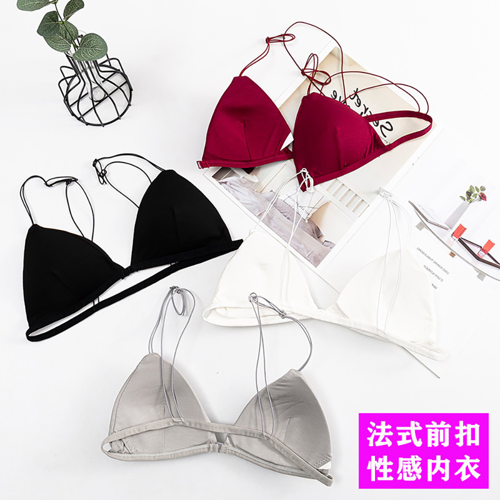 Lace Bralette Set - 女性のためのセクシーな3Dスポーツブラ,下着の強化,フロントボタン,スポーツ,トライアングルボウル