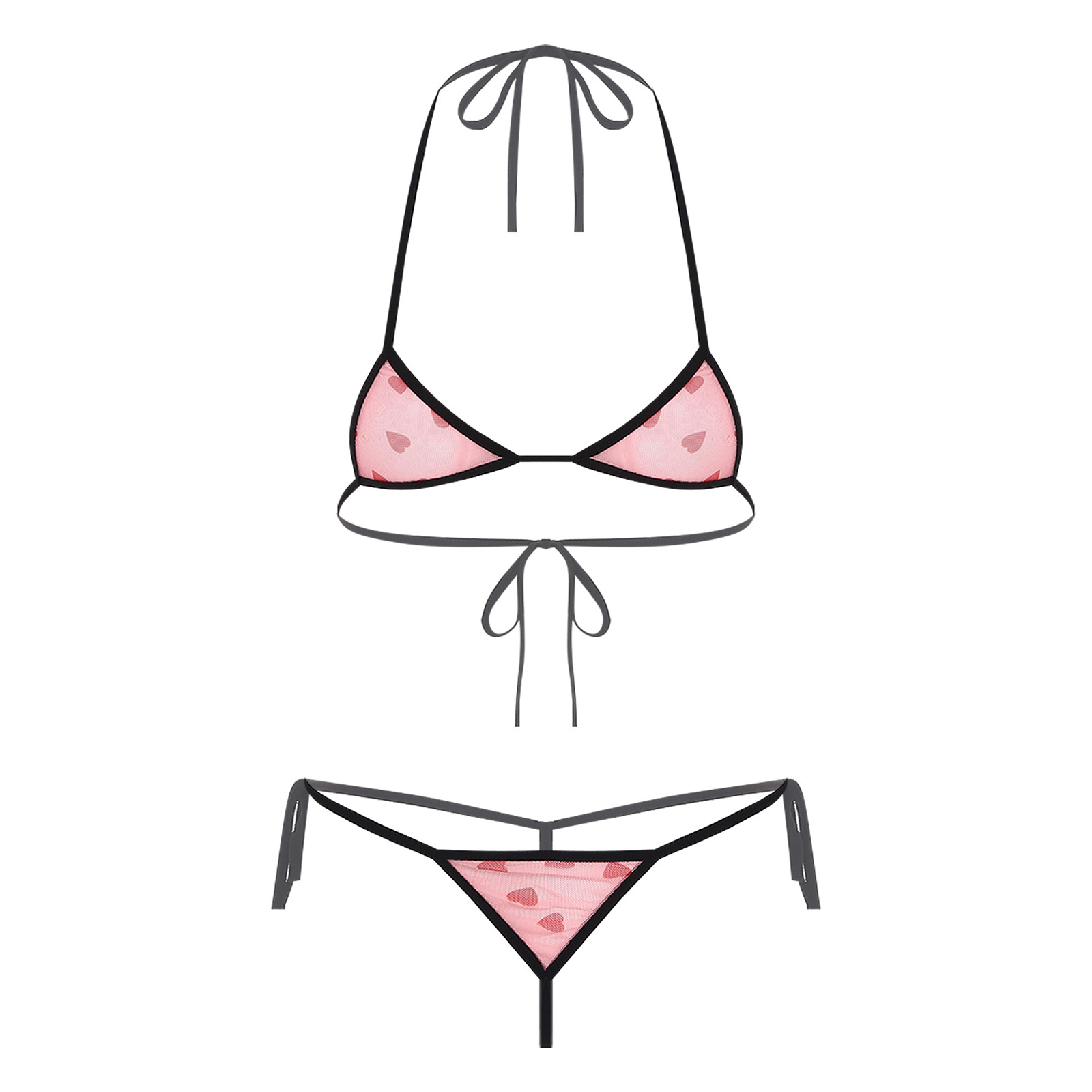 レディース マイクロミニビキニ ランジェリー 下着セット プ - Lace Bralette Set のレビューと価格