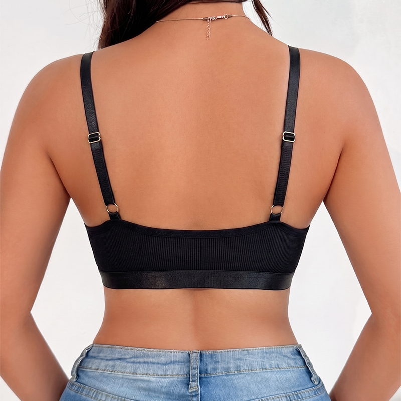 黒の快適なフロントクラスプ授乳ブラ、レース＆リブ編みハンズフ - Wirefree Bra Comfort のレビューと価格